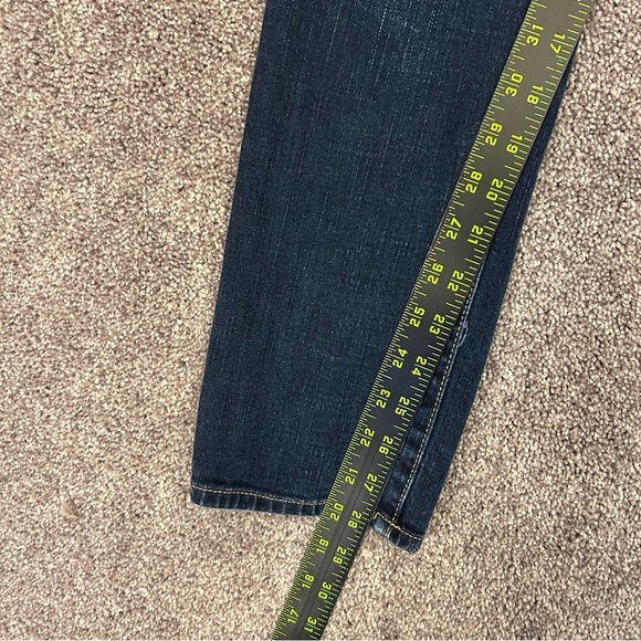 Abercrombie & Fitch Women's Erin Jeans Size 0 S Blue Distressed Skinny Low Rise - Picture 11 of 14